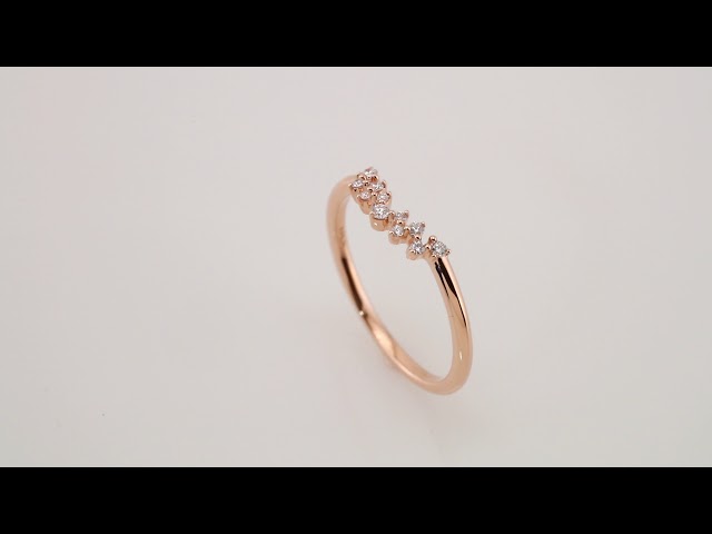 1/10 CTW Natural Diamond Contour Band, 2.05 mm