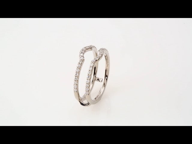 3/8 CTW Natural Diamond Ring Guard