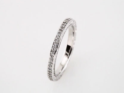 1/4 CTW Natural Diamond Sculptural Eternity Band