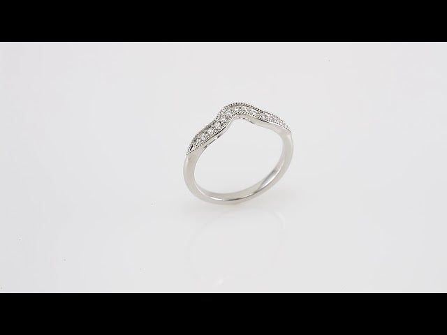 1/6 CTW Natural Diamond Matching Band, 5.5 mm