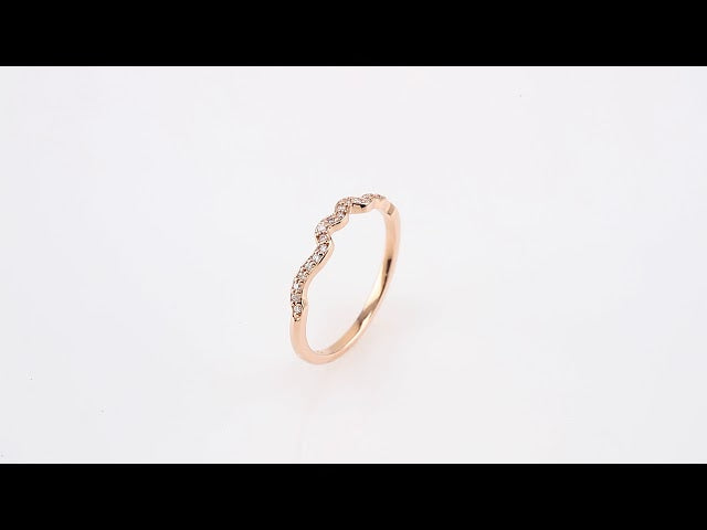 .08 CTW Natural Diamond Matching Band, 1.6 mm