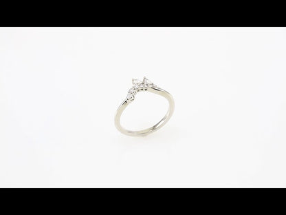 1/5 CTW Natural Diamond Contour Band, 7.5 mm