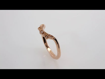 .01 CTW Natural Diamond Matching Band, 6.2 mm