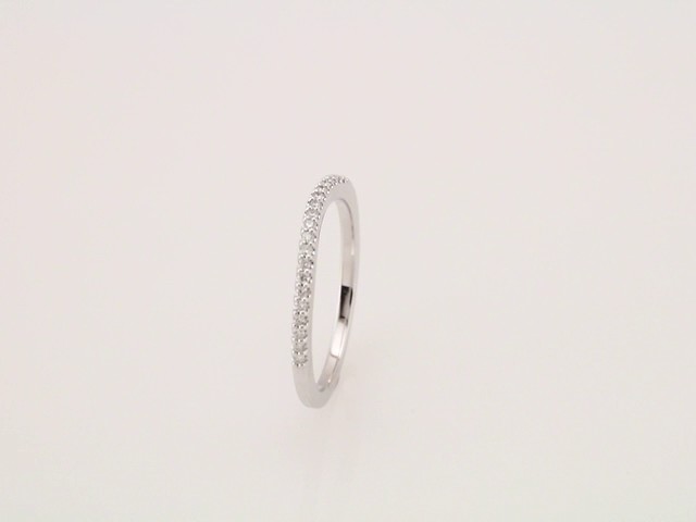 1/8 CTW Natural Diamond Band, 1.7 mm, Halo-Style Engagement