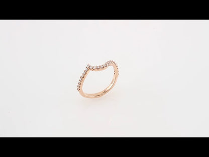 1/5 CTW Natural Diamond Matching Band, 6.7 x 6.7 mm
