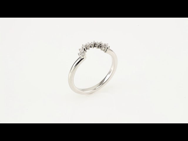 .06 CTW Natural Diamond Matching Band, 13.11 x 5.5 mm