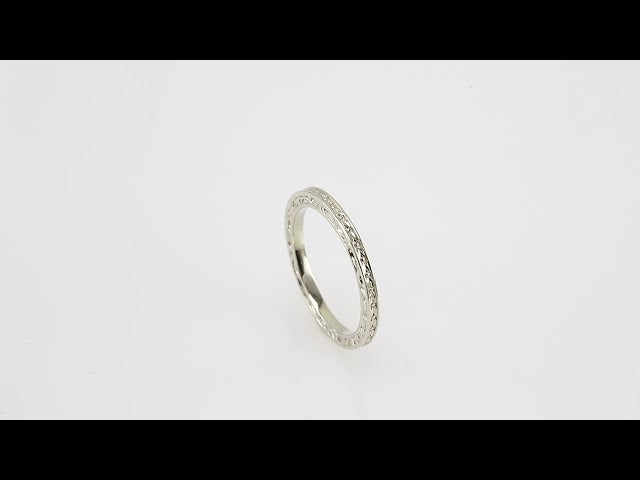 Floral Flat Band, 2 x 1.81 mm
