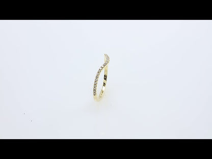 1/8 CTW Natural Diamond French-Set Matching Band