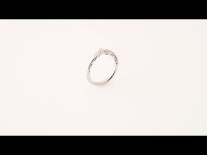 .06 CTW Natural Diamond Contour Band, 3.6 x 2.35 mm