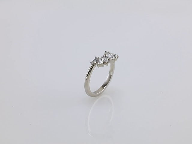 1/2 CTW Natural Diamond Contour Band, 5.7 mm