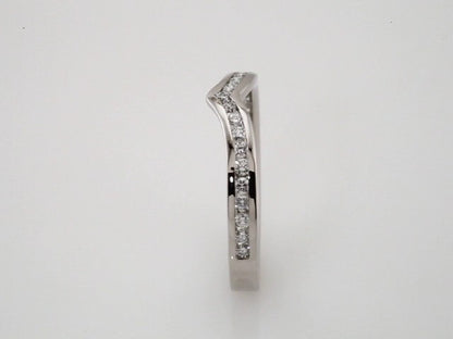 1/4 CTW Natural Diamond Contour Band, 3 mm