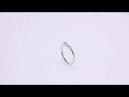 .0075 CT Natural Diamond Accented Contour Band