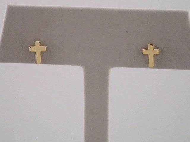 7x5 mm Cross Earrings