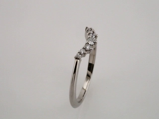 1/8 CTW Natural Diamond Contour Band, 10.93 mm