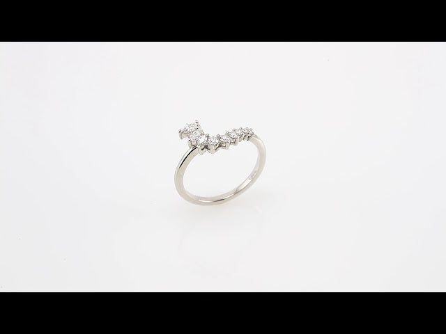 1/3 CTW Natural Diamond Contour Band, 8.1 x 8.1 mm