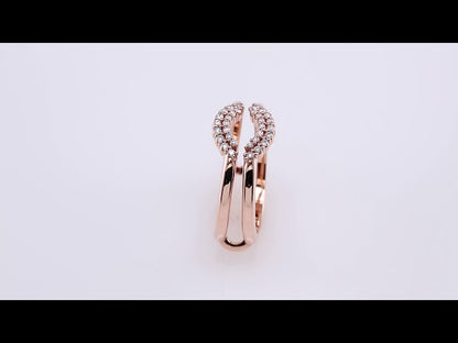 1/6 CTW Natural Diamond Ring Guard, Style 3
