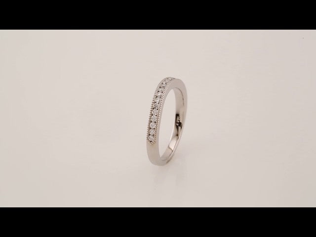 14K White Gold 1/4 CTW Natural Diamond Band, 21.68 mm