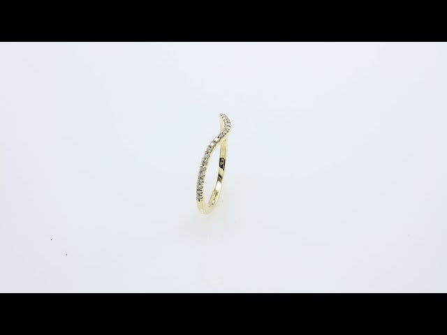 1/8 CTW Natural Diamond French-Set Matching Band