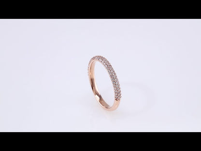 3/8 CTW Natural Diamond Matching Band, 2.67 x 10.76 mm