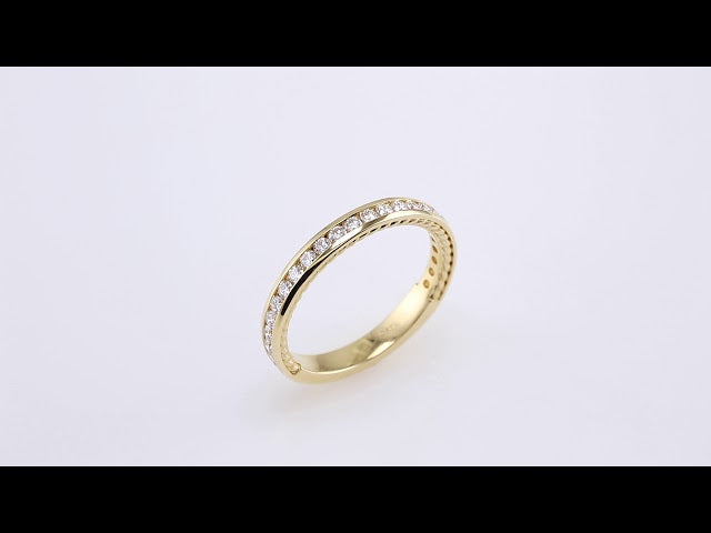1/2 CTW Natural Diamond Anniversary Band, 3 mm, Style 2
