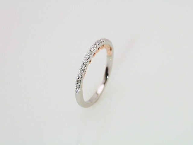 1/5 CTW Natural Diamond Matching Band, 1.8 mm, Accented Sculptural Engagement
