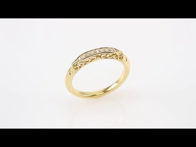 .07 CTW Natural Diamond Matching Band, 2.93 mm