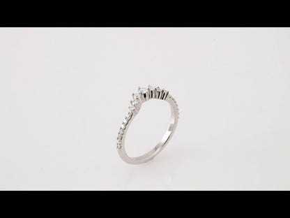1/3 CTW Lab-Grown Diamond Contour Band