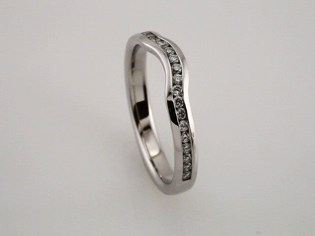 1/3 CTW Natural Diamond Contour Band, 18.75 mm