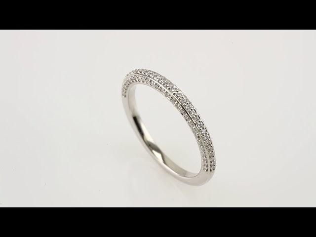 1/3 CTW Natural Diamond Anniversary Band, 2.6 mm, Style 2