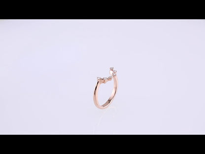 1/8 CTW Natural Diamond Matching Band, 7.16 x 14.33 mm