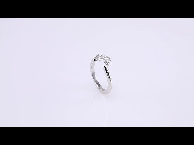 .08 CTW Natural Diamond Matching Band, 6.9 mm