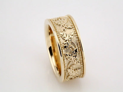Floral Band, 8.25 mm