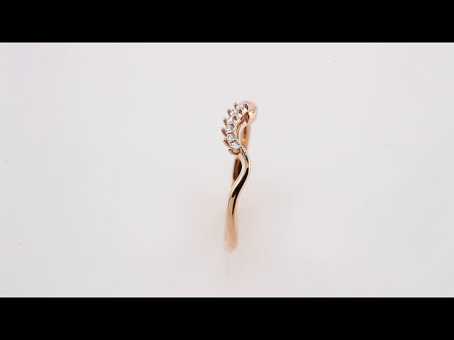 .05 CTW Natural Diamond Matching Band, 5.37 mm