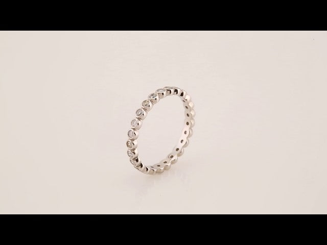3/8 CTW Natural Diamond Eternity Band, 2.65 mm