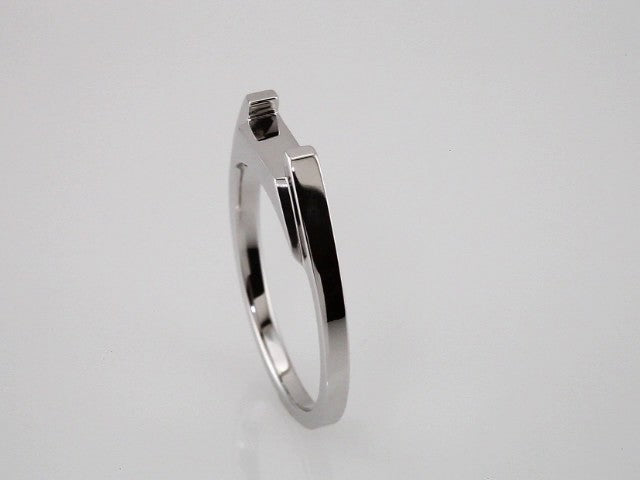 14K X1 White Gold Band, 2.9 mm