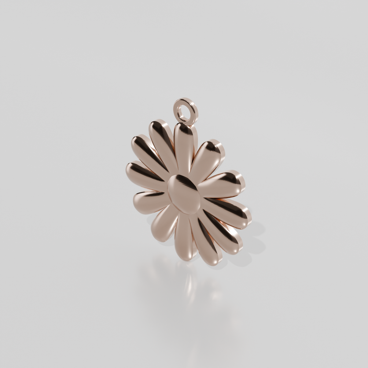 Gold pendant, rose gold, right