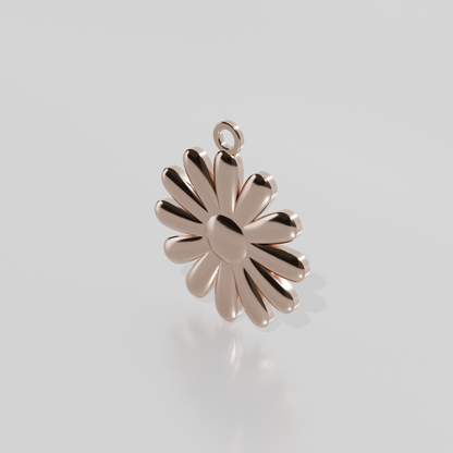 Gold pendant, rose gold, right