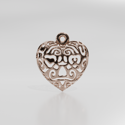 Gold pendant 1966079-12, rose gold, front