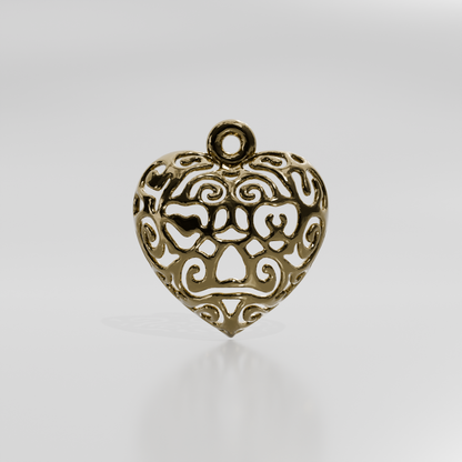 Gold pendant 1966079-12, yellow gold, front